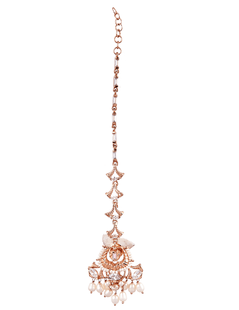 pearl long earrings