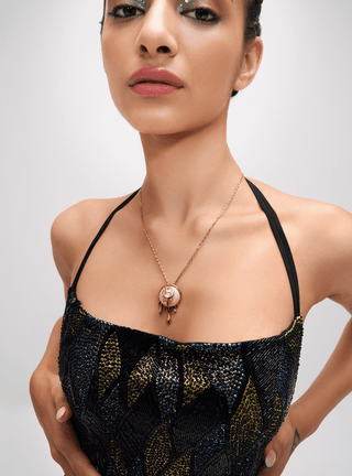 pearl pendant gold​