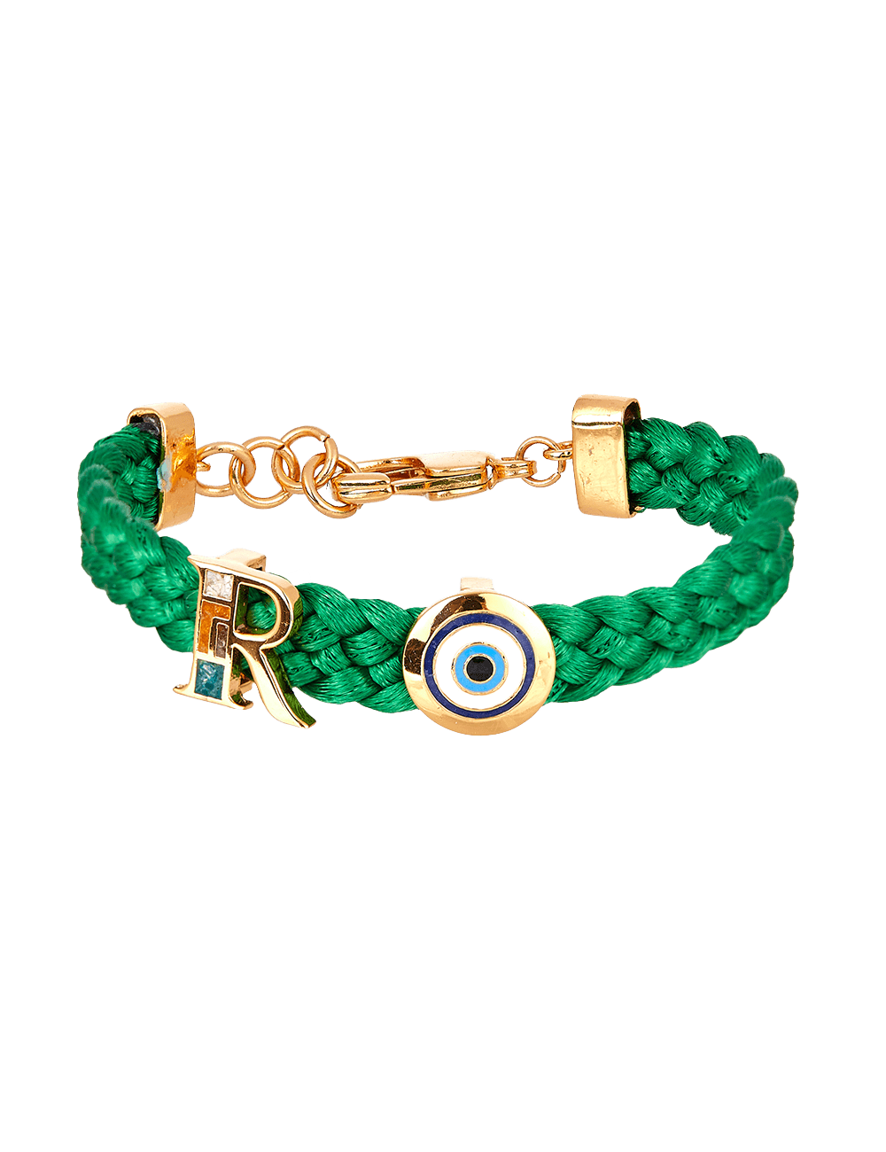 Luis Morais Multi-Colored Cord Evil Eye Charm Bracelet