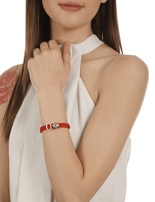 red evil eye bracelet gift for women