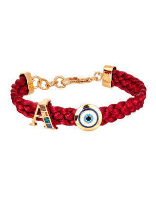 red evil eye bracelet