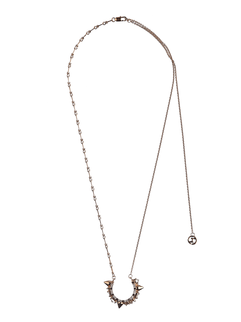 rose gold statement necklace
