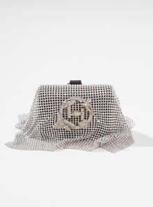 Silver Crystal Designer Handbags For Women
