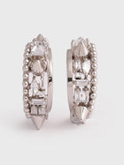 silver plated hoop earrings