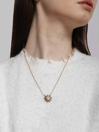 star shape evil eye pendant necklace