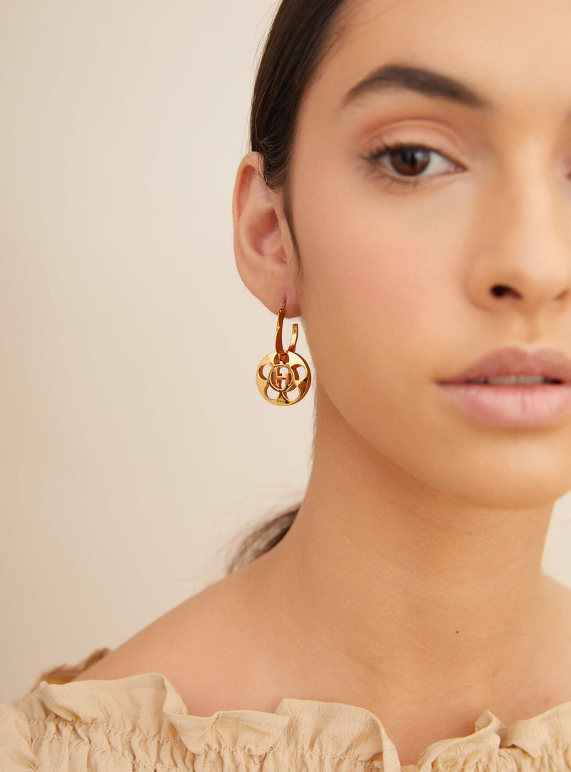 statement drop earrings