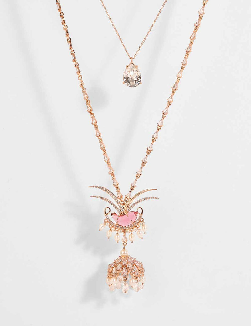 statement layered necklace