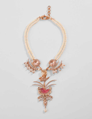 vintage crystal necklace