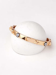 womens evil eye handcuff bracelets